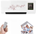 GENERIC Ventilateur Mural, 30 Sec Rapid Natural Wind & Heat Wall Mount Unit, Ventilateur De Refroidissement Personnel Ultra Silencieux Avec Minuterie à Distance, Climatiseur Portable Efficace Sur Le Point Pou
