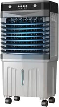 GENERIC Climatiseur évaporatif De Refroidisseur De Marais Avec Réservoir D'eau 12H Timer Ice Packs Télécommande Ventilateur Portable Pour Garage Bureau De Chambre à Coucher Whisper Dispositif De Refroidisseme
