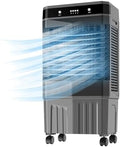 GENERIC Refroidisseur D'air évaporatif Portable, Réservoir De 10,5 Gallons, Fonction 3-en-1 Avec Paquets De Glace, 360 Roues Pour Le Refroidissement De Bureau à Domicile, Humidificateur Efficace Sur Le Plein