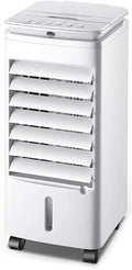 Climatiseur Portable, Compact Et Performant, Avec Ventilateur Mobile, Rafraîchisseur D'air évaporatif Ultra-Silencieux Et 3 Vitesses.