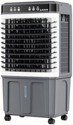 GENERIC Refroidisseur D'évaporation Portable Oscillant De 120 Degrés, Ventilateur De Marais Silencieux à 3 Vitesses Avec Grand Réservoir à Double Eau, Circulateur D'air Efficace En énergie Pour L'utilisation