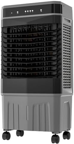GENERIC Refroidisseur D'air Portable Avec 3 Vitesses, 12H De Minuterie, Réservoir 45L Et Télécommande, Courant Alternatif évaporatif Pour Le Bureau à Domicile, Fonctionnement Silencieux, Oscillation à 120 ° E