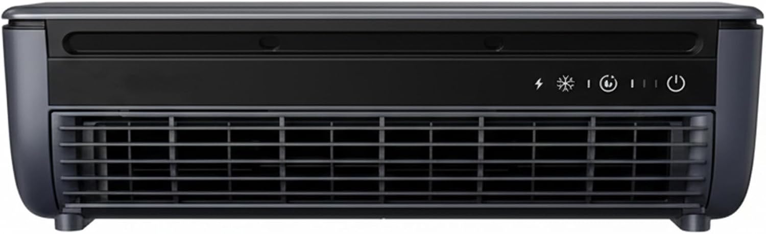  Mini Ventilateur Mural Avec Télécommande, 6000mAh Refroidisseur Sans Fil Pour Cuisine, Dortoir, Bureau.Refroidissement Rapide, Résistant à La Graisse, Circulateur D'air Personnel Rechargeable USB Port