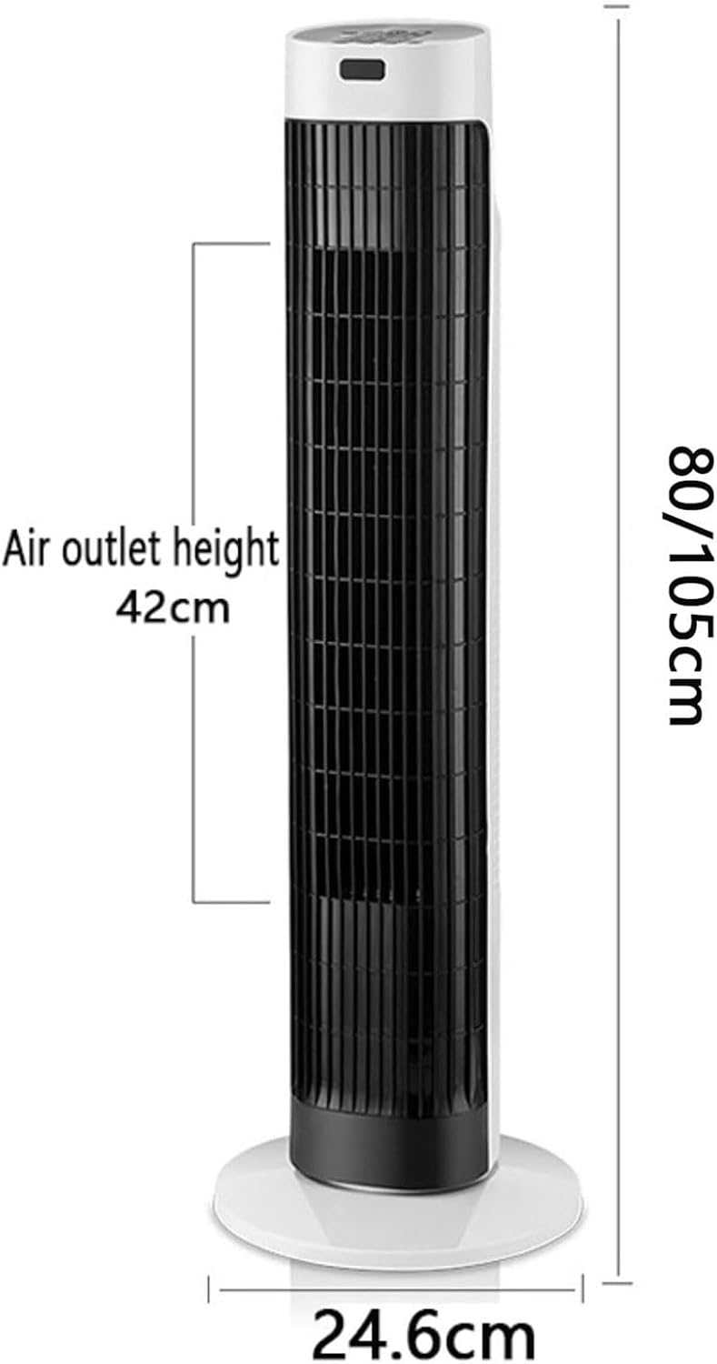 GENERIC Ventilateur De Refroidisseur D'air Sans Lame Portable, Tour D'évaporation à 3 Vitesses Avec 80 Oscillation, Circulateur D'air à Faible Bruit Pour Le Bureau De Chambre à Coucher, Conception Facile De P
