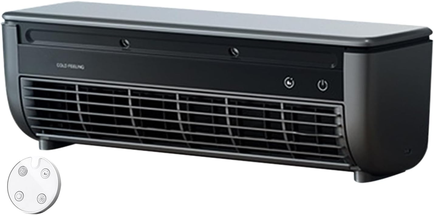  Ventilateur Rafraîchissant Ac Pour Pièce - Ventilateur Rafraîchissant Climatiseur - Rafraîchisseur D'Espace à Trois Vitesses Avec Recharge Sans Fil Pour Intérieur Extérieur Salle De Bains