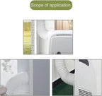 Connecteur De Tuyau D'échappement Pour Climatiseur - Connecteur Rond Mobile Pour Climatiseur Compatible Avec La Plupart Des Climatiseurs Portables (KY-35 15 Cm)