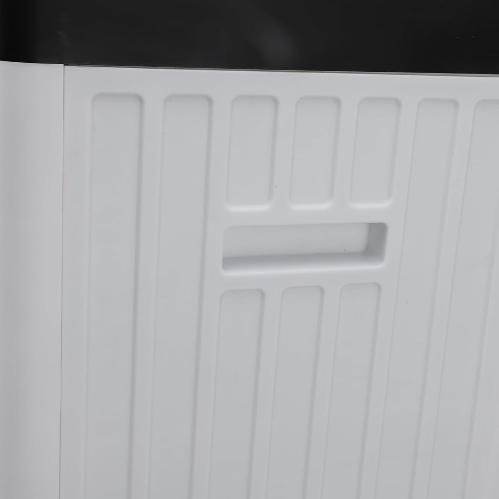  VINGVO Refroidisseur D'air Sans Tuyau D'échappement 10L, Climatiseur Mobile 65W Avec Refroidissement Par Eau, Minuterie Télécommandée à 3 Niveaux, Refroidisseur D'air Pour Chambre De (Prise UE 220V)