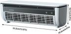 Genérico Ventilateur Avec Climatiseur - Refroidisseur D'ambiance Sans Fil, Ventilateur D'air De Table, Ventilateur Brumisateur Rechargeable, Refroidisseur Mural | De Refroidissement Rap