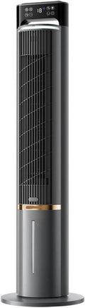GENERIC Ventilateur De Refroidissement Portable Avec Sacs De Glace Et Ventilateur De Tour Sans Lame Silencieux à Distance Souffle D'air Froid Avec 70 ° D'oscillation 3 Vitesses 4LTank