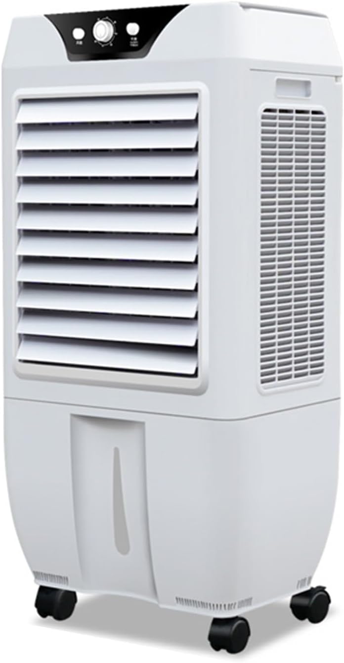 GENERIC Ventilateur De Climatisation Portable, Purifie Et Humidifie, Unité De Refroidissement Personnelle Avec Minuterie Et Réservoir D'eau De Grande Capacité – Pour Chambre, Bureau, Dortoir