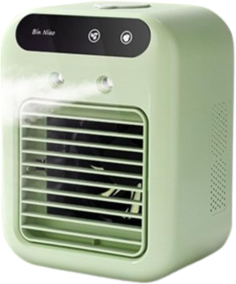  Climatiseur Portable, Ventilateur Refroidisseur D'air Silencieux Portable, Refroidisseur D'air 500 Ml, Ventilateur De Refroidissement De Bureau 3 En 1 Pour Chambre, Bureau, Dortoir étudiant
