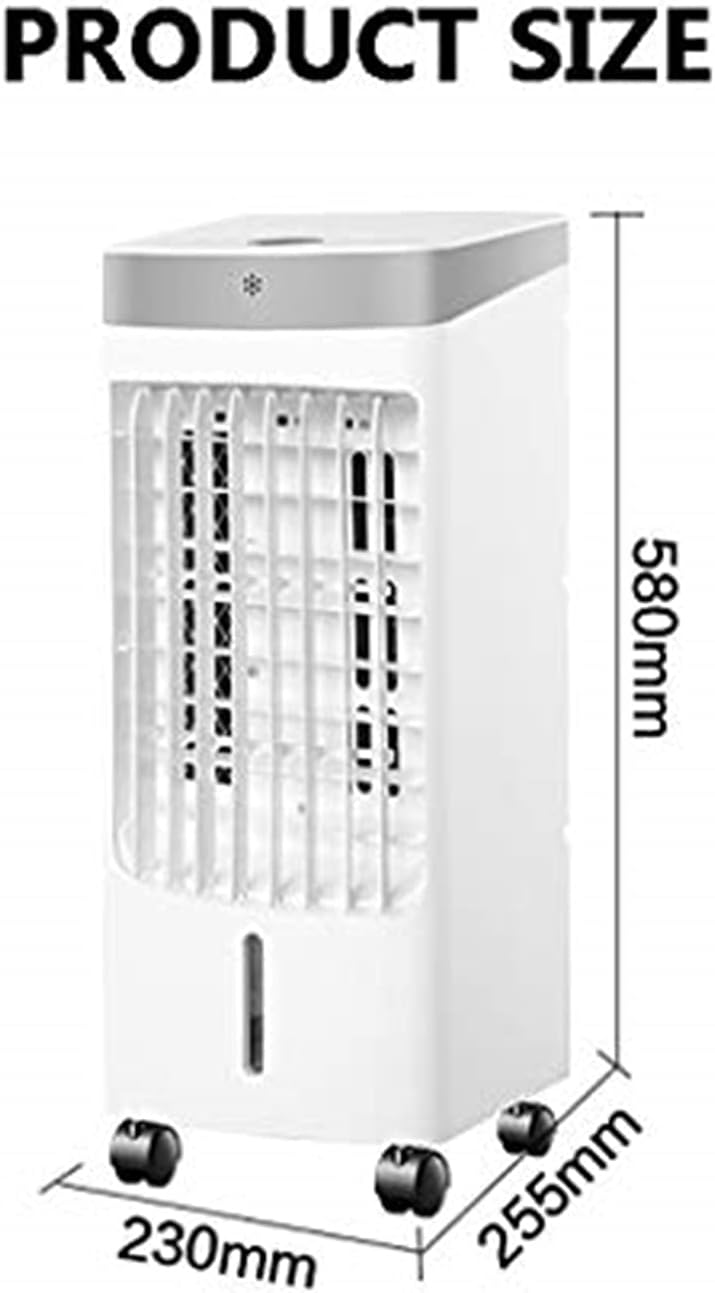  Climatiseur Mobile Portable 10000BTU, 3 Vitesses, Minuterie 7.5h Timer, Affichage LED Télécommande, Classe A Classe A Économie D'énergie