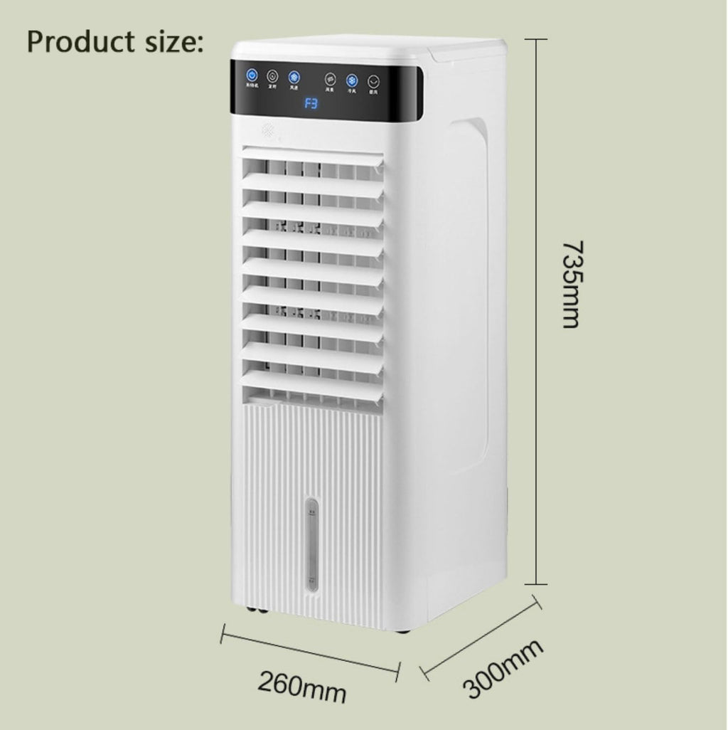 GENERIC Réservoir D'air évaporatif Portable 5L, 3 Modes Et Minuterie 12h, Télécommande, Fonctionnement Silencieux Pour La Chambre à Coucher, Bureau Et Camping, Aucun Tuyau Nécessaire