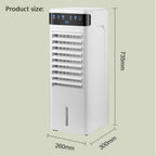 GENERIC Réservoir D'air évaporatif Portable 5L, 3 Modes Et Minuterie 12h, Télécommande, Fonctionnement Silencieux Pour La Chambre à Coucher, Bureau Et Camping, Aucun Tuyau Nécessaire