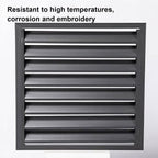 GENERIC Housse De Climatiseur En Alliage D'aluminium, Protection Contre La Pluie Pour Unités De Fenêtre, Utilisation Intérieure/extérieure, Clôture D'intimité Pour Climatiseurs, Protection Contre Les