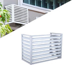  1.5P Climatiseur Mural Aluminium Composite Caisson Anti Bruit Pompe A Chaleur Support Climatiseur Exterieur Cache Clim,Étanche À La Poussière Et À L'eau Pour Intérieur Extérieur Support
