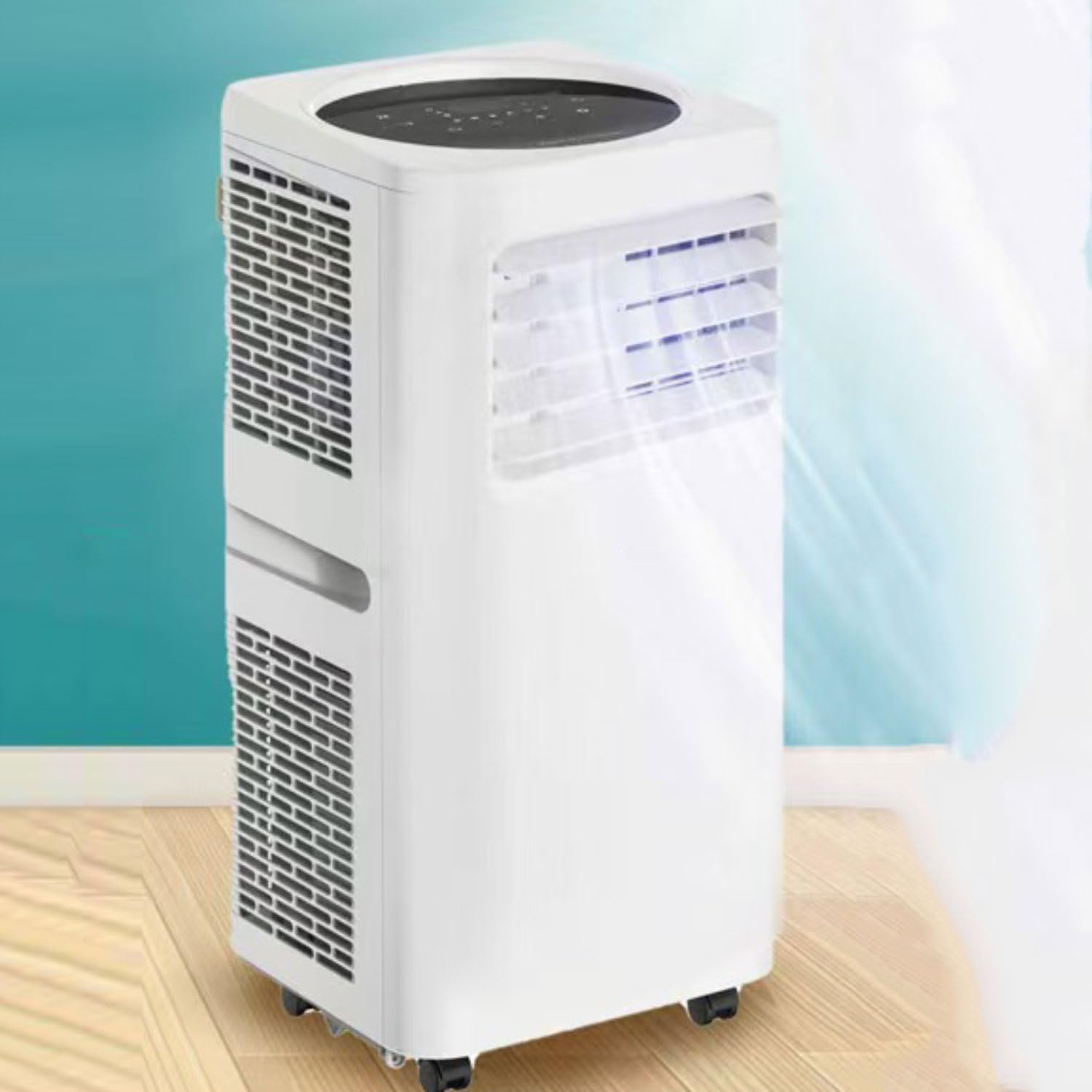  Climatiseur Portable Silencieux Smart Portable AC Avec Déshumidificateur De Refroidissement Intégré Et Modes Ventilateur Pour La Pièce Jusqu'à 350 Sq.ft Conditioner Télécommande 24 Heures Minuterie, K