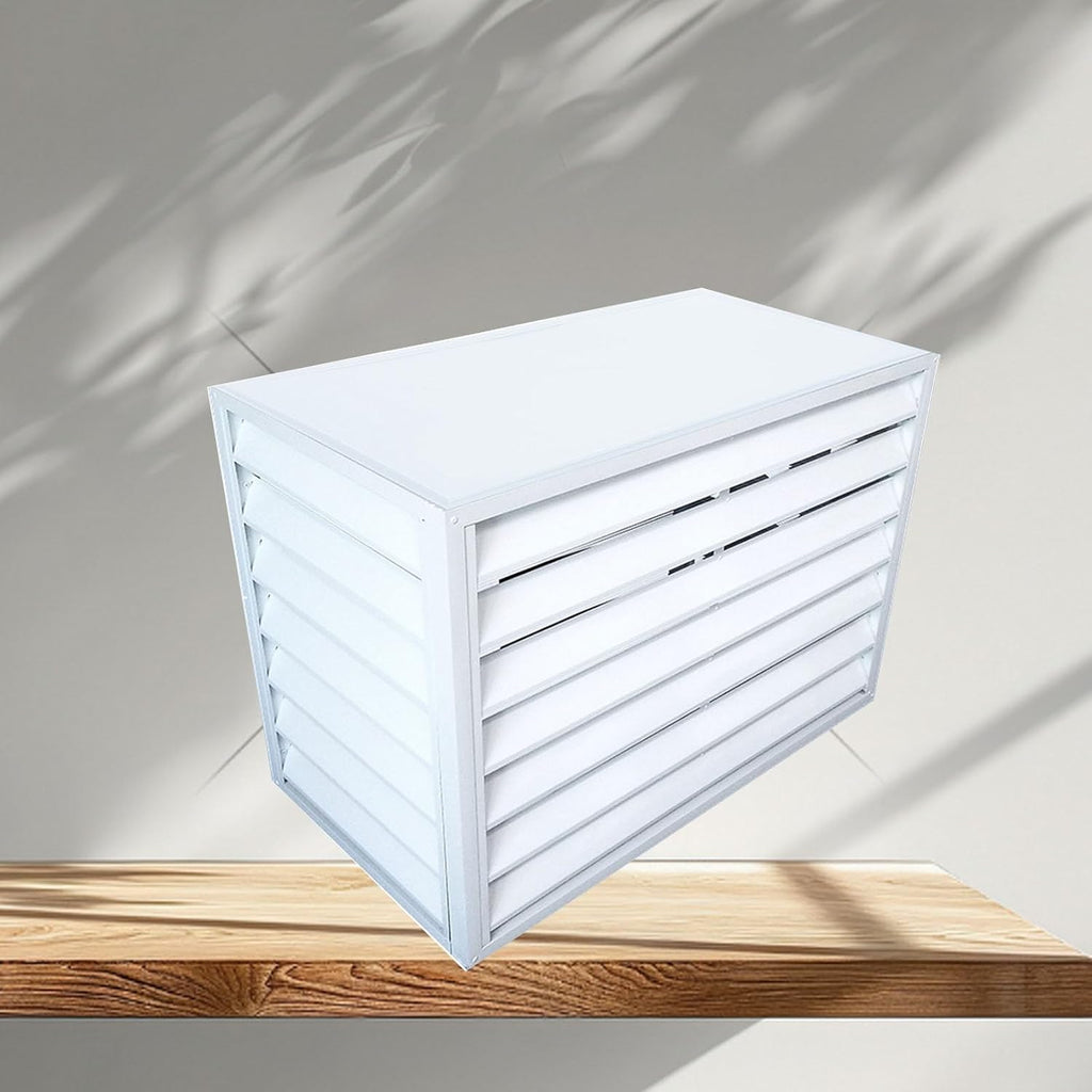 Housse En Aluminium De Qualité Supérieure Pour Climatiseur – Résistante Aux Intempéries – Design élégant Pour Dissimulation – Idéale Pour Une Utilisation En Intérieur/extérieur