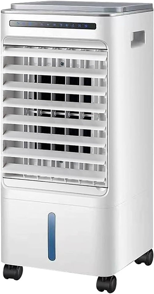  Air Conditioner Portable, Climatiseur Mobile, 3 Vitesses De Ventilation, Écran LED, Télécommande Tactile Et Minuterie 7 H, 65 W, Blanc