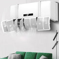 GENERIC Déflecteur De Climatiseur Avec 8 Feuilles Réglables Montage Mural Facile (filtre à Charbon)