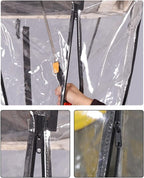  Zankie Housse De Nettoyage Pour Climatiseur | Housse De Lavage Pour Climatiseur De Plafond | Sac De Service De Climatisation Fendu étanche, Housse De Nettoyage Complète Pour Climatisation Murale