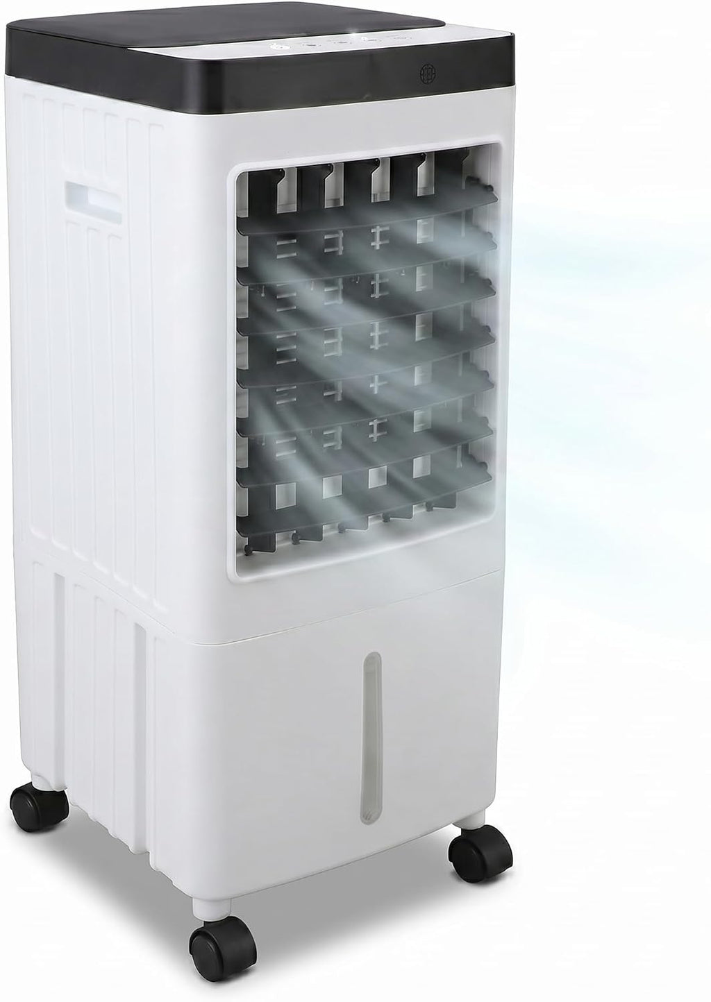 VINGVO Refroidisseur D'air Sans Tuyau D'échappement 10L, Climatiseur Mobile 65W Avec Refroidissement Par Eau, Minuterie Télécommandée à 3 Niveaux, Refroidisseur D'air Pour Chambre De (Prise UE 220V)