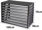  Housse De Protection Pour Climatiseur Extérieur, Protection Pour Climatiseur, écran De Confidentialité En Aluminium, Housse Pour Climatiseur Et Pompe à Chaleur, Pour Poub