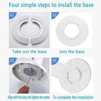 GENERIC Ventilateur De Refroidisseur D'air Sans Lame Portable, Tour D'évaporation à 3 Vitesses Avec 80 Oscillation, Circulateur D'air à Faible Bruit Pour Le Bureau De Chambre à Coucher, Conception Facile De P
