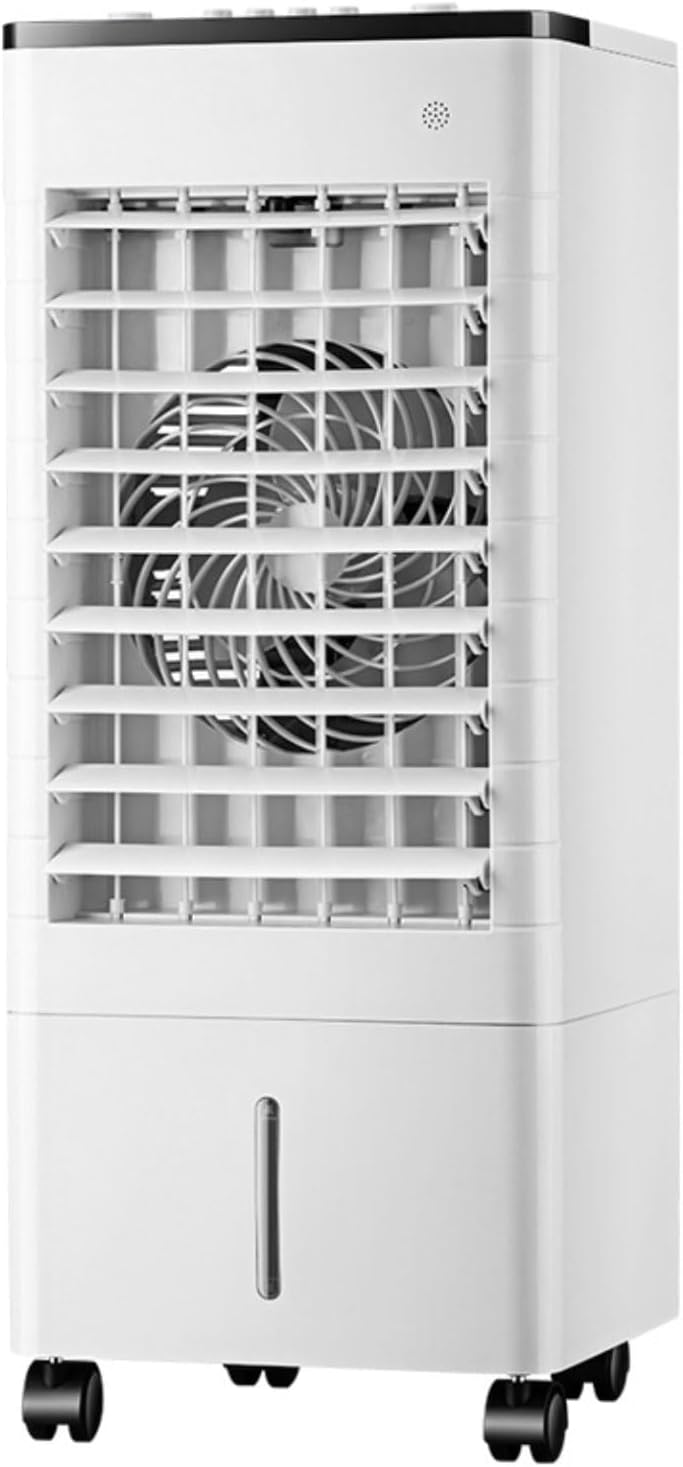GENERIC Refroidisseur évaporatif Portable Avec Réservoir 9L, Télécommande Et 3 Vitesses.Ventilateur énergétique Efficace Avec Horlogerie 15H Et Oscillation De 90° Pour Chambre à Coucher Et Bureau.