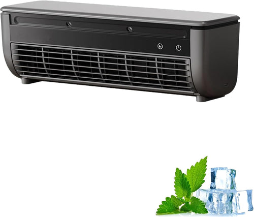  Climatiseur Mural Sans Fil Mini Ventilateur USB Rechargeable Drilling Installation Refroidissement Instantané Pour La Cuisine De Chambre à Coucher Bureau Fonctionnement Silencieux