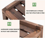 GENERIC Housse De Climatiseur En Bois Avec Volets Extérieurs - Cadre élégant - Panier Caché - Installation Facile Pour La Maison Et Le Jardin