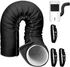  Manchon De Tube Isolé – Manchon D'isolation Pour Tuyau AC Portable | Enveloppement Thermique Pour éviter La Perte De Température, Disposition De Protection Thermique Solide Et Lisse