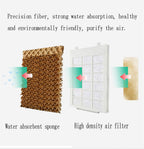  Portable Chaud Froid Climatiseur évaporatif Mobile 4 En 1 Refroidisseur Réglable Silencieux Oscillation Air Purifiant Pour Maison Bureau Camping (Mechanical)