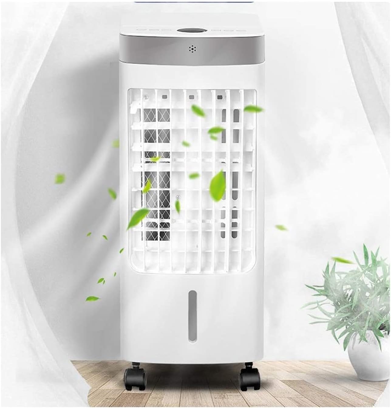  Climatiseur Mobile Portable 10000BTU, 3 Vitesses, Minuterie 7.5h Timer, Affichage LED Télécommande, Classe A Classe A Économie D'énergie