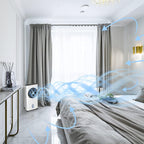 TROTEC Rafraîchisseur D'Air 4-en-1 PAE 31 - Technologie Turbospin 1000 M³/h, Portée 10m, Refroidisseur, Ventilateur, Humidificateur Et Purificateur, Réservoir 6L, Oscillation 360°, Jusqu'à 26 M²