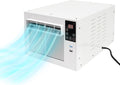  Refroidisseur Mobile, 280 W, Climatiseur Avec Tuyau D'évacuation, Climatiseur Compact Mobile Avec Fonction Minuterie, Pour Maison, Chambre, Bureau, 41,5 X 28,3 X 20,5 Cm