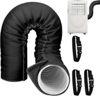  Protection Pour Tuyau Climatiseur Portable Pour Tuyaux De 5" & 5.9" | Isolé Housse Tuyau Climatiseur Manchon Protection Pour Tuyaux D' AC Mobile Universel Tuyaux D'échappement