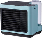  DieffematicKTY Climatiseur Mobile Air Conditioning Air Cooler Negative ION Air Cooler Mini Three-Speed Mode Cooling Fan Charging Home Desktop Air Conditioner (Color : Blue)