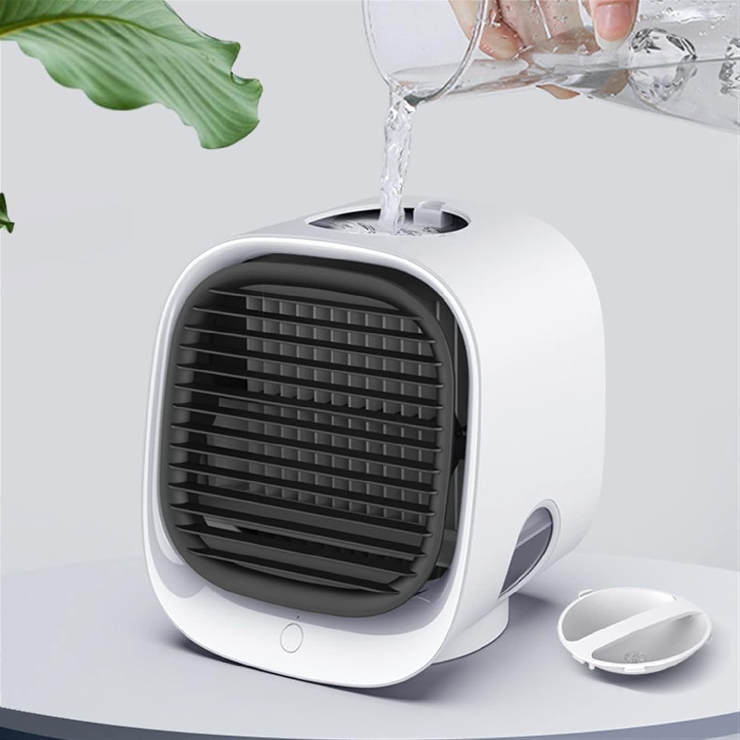  DieffematicKTY Climatiseur Mobile Mini Desktop Cooler Fan Mini Portable Air Conditioner Easy Cooler