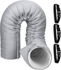  Générique Manchon Isolation Tuyau Climatisation, 150x53cm, Thermo-isolant | Insonorisant Housse Protection Tuyau Évacuati/on Climatiseur Portable, De Diamètre 3 Boucle Réglables, Pour Usage Maison Et