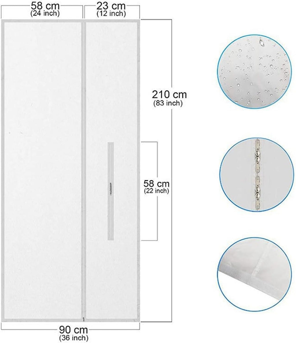  Kit De Fenêtre De Climatiseur Portable - Panneau De Ventilation De Porte Coulissante Universelle, Système De Support De Tuyau Réglable | Sceau Isolé Des Intempéries, Installation De Maison De Camping-