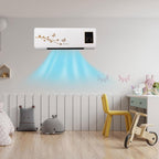  Refroidisseur D'air Par évaporation Mural, Fonction De Minuterie De 1 à 6 Heures. Machine De Chauffage Mural De Refroidissement Pour La Salle De Bain