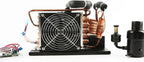  Climatiseur CC Refroidisseur Compact à Fil De Cuivre 48 V CC De Qualité Professionnelle, Capacité De Refroidissement De 130 W, Utilisant Le Réfrigérant R134a