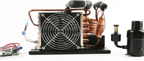 Climatiseur CC Refroidisseur Compact à Fil De Cuivre 48 V CC De Qualité Professionnelle, Capacité De Refroidissement De 130 W, Utilisant Le Réfrigérant R134a