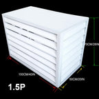  Housse Décorative Pour Climatiseur Mini-Split - Protection Extérieure élégante Pour Climatiseur. Matériau Résistant Aux Intempéries.