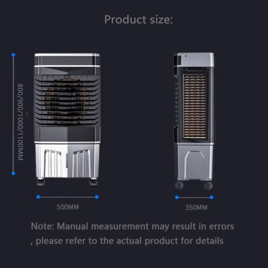 GENERIC Refroidisseur D'air évaporatif Portable, Ventilateur De Bureau à 3 Vitesses Avec Humidificateur, Machine à Brium Oscillant 120 Pour Le Climat Sec, Grand Réservoir D'eau Pour La Chambre De Bureau à Dom