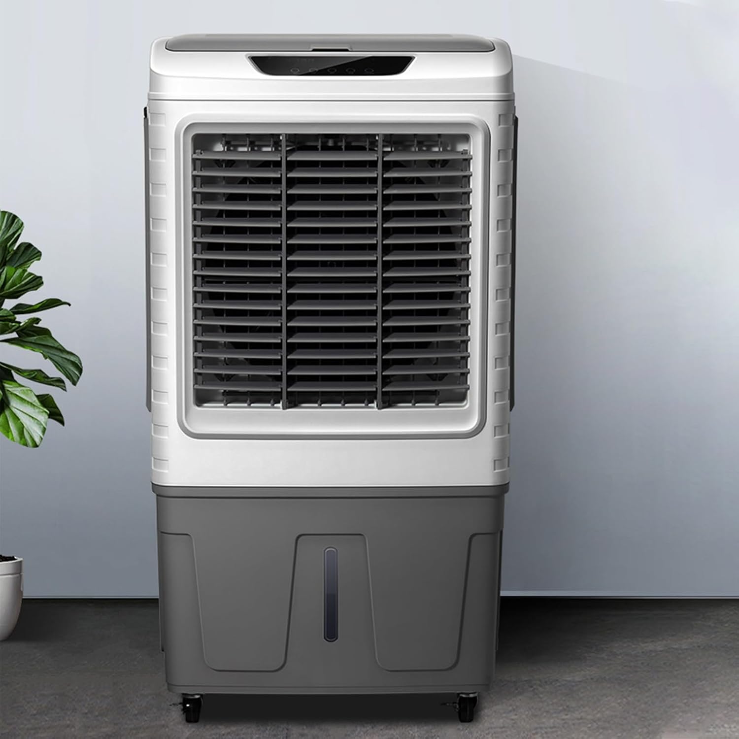  Climatiseur Portable À Évaporation Avec Oscillation À 55° Et 3 Vitesses De Vent, Grand Refroidisseur D'air Pour Chambre, Bureau, Usine