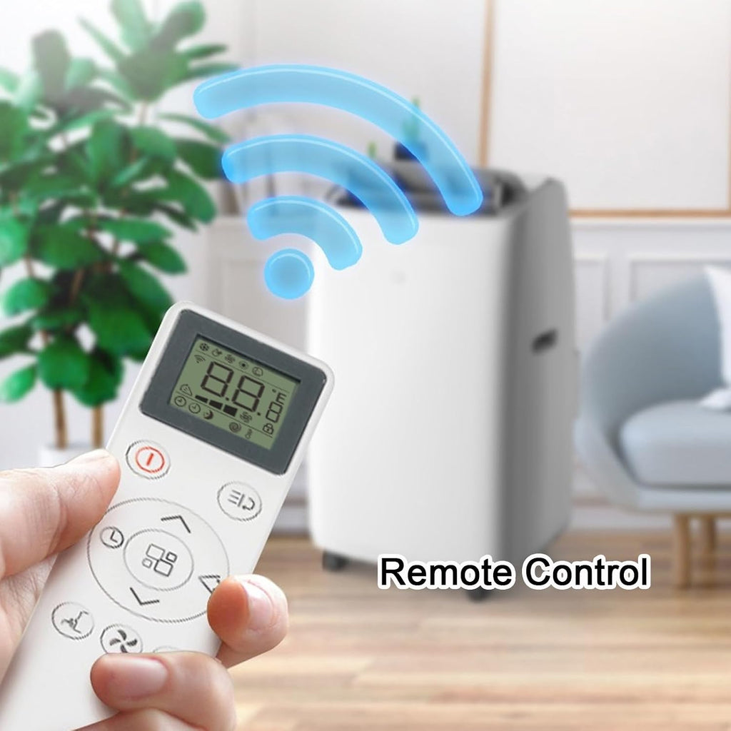 GENERIC Climatiseurs Portables 11000 BTU Pour Chambres Avec Télécommande, Minuterie, Fonction Déshumidification, Pour Petites Pièces, Pour Chambre Ou Bureau, 220 V