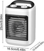  Ventilateur Climatiseur Portatif | Ventilateur D'Air Frais Pour Chambre,Modes Réglables Silencieux Avec Humidificateur - Rafraîchisseur D'Air Compact Pour Bureau Domicile Et Voyage