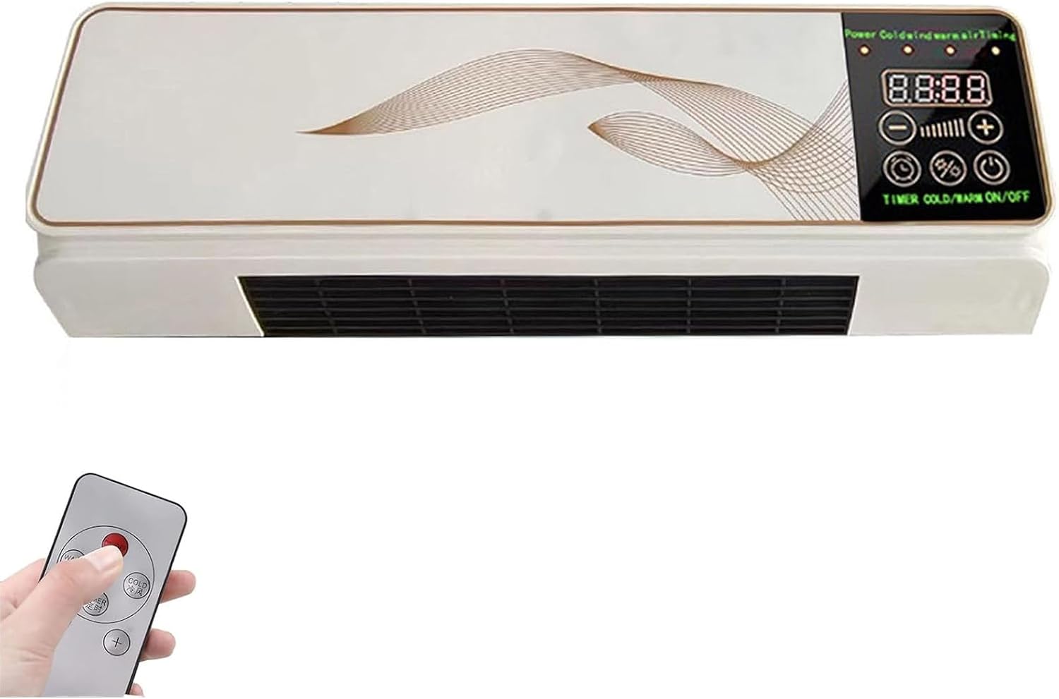  Climafy Climatisation Portable Ventilateur Split Chauffage Refroidissement 30 Sec Installation Sans Foret Télécommande Compact Home Office Efficacité Énergétiques Moderne Conception De Lumière